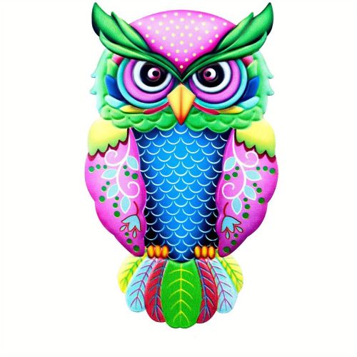 1pc Metal Owl Wall Decor, Outside Garden Decoration, Yard Art Outdoor Patio Fence Lawn Ornament, Home Decor, Room Decor, Party Supplies, Birthday