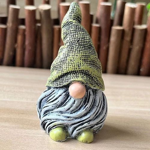 1pc Garden Gnome Resin Statue; Faceless Doll Figures Miniature Home Decoration For Lawn Ornaments Indoor Or Outdoor Patio Deck Yard Garden Lawn P
