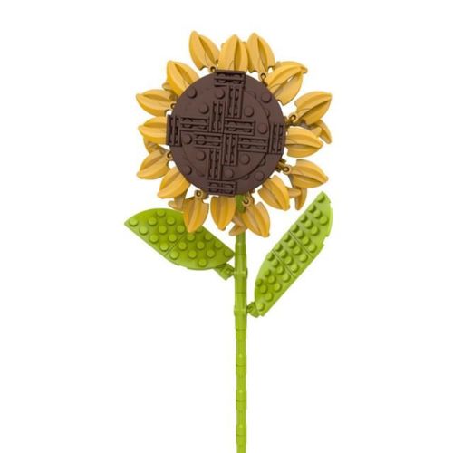 Construction Block Set Flowers Bouquet Brick Toy For Child Children Girls Mini Art Building Blocks DIY Gift Compatible Brickhead